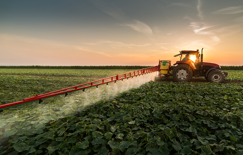 Tractor in Field