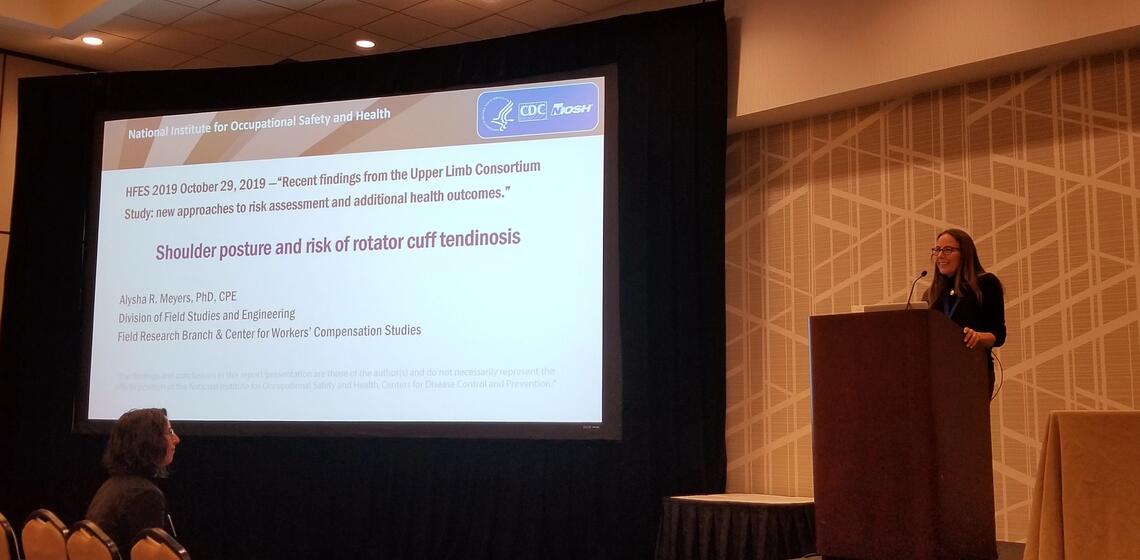 Carisa presenting